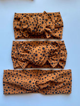 Load image into Gallery viewer, Warm Fall Dots | Twisted Headwrap
