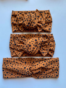 Warm Fall Dots | Twisted Headwrap