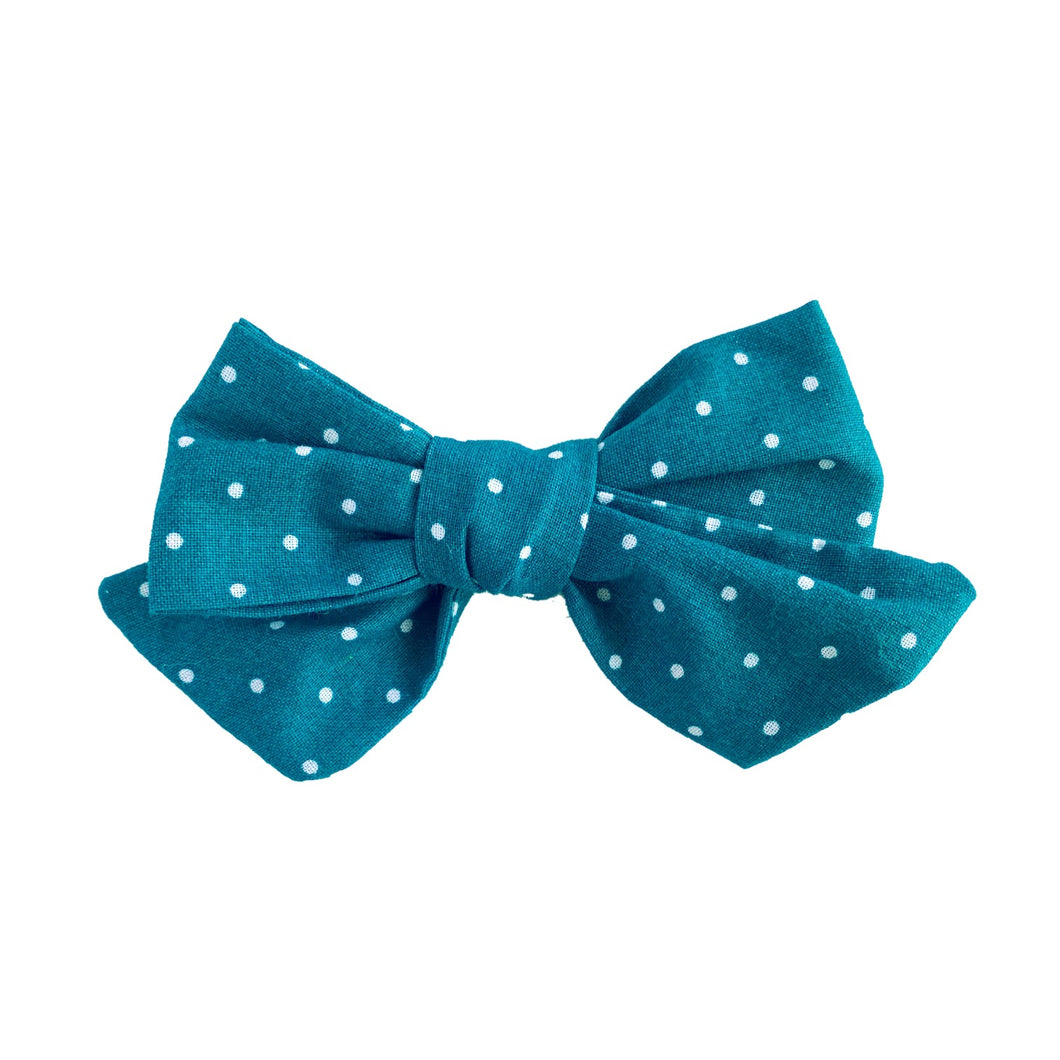 Blue Polka Dots| Stella Bow