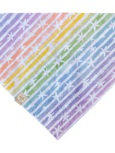 Starry Rainbow | Square Bandana