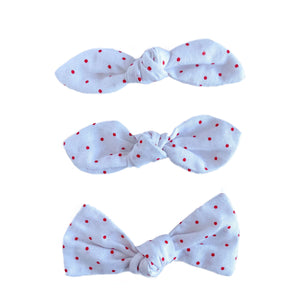 Red Polka Dots | Knot Bow