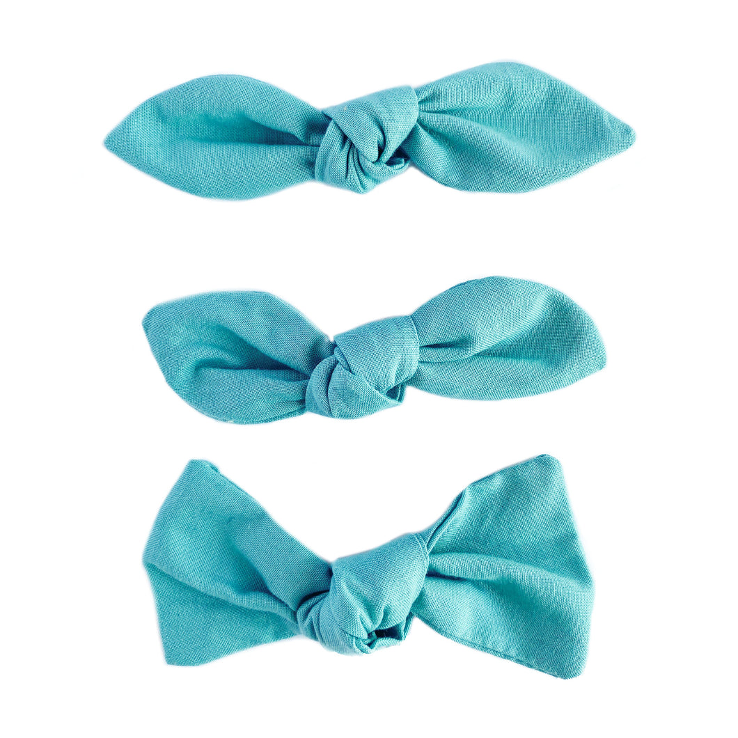 Sky Blue | Knot Bow