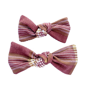 Rusty Plaid | Knot Bow