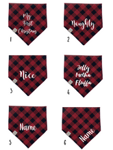 Load image into Gallery viewer, Christmas Plaid | Bandana
