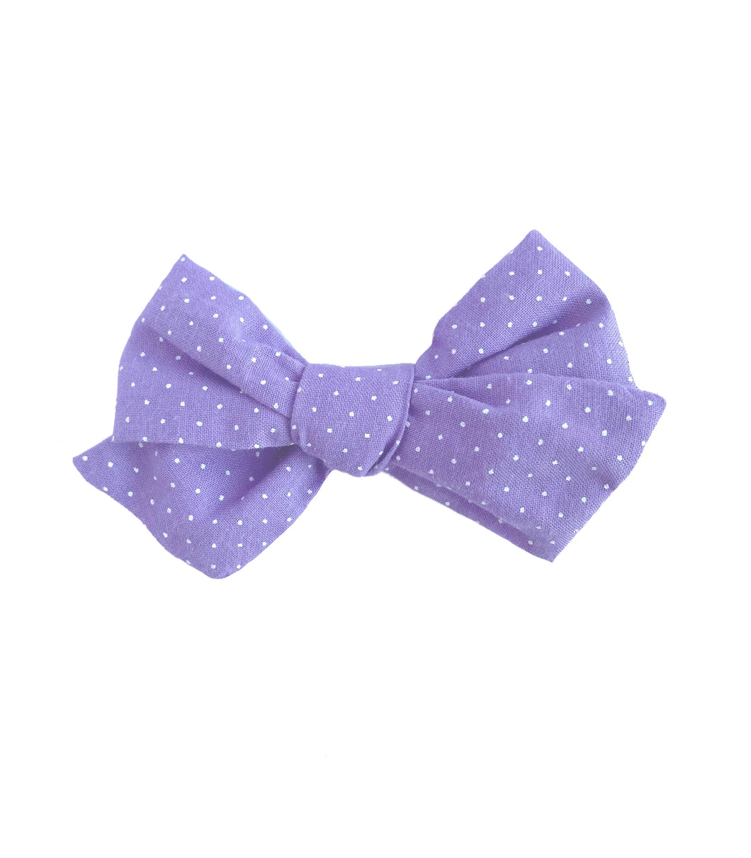 Lilac Dots | Stella Bow